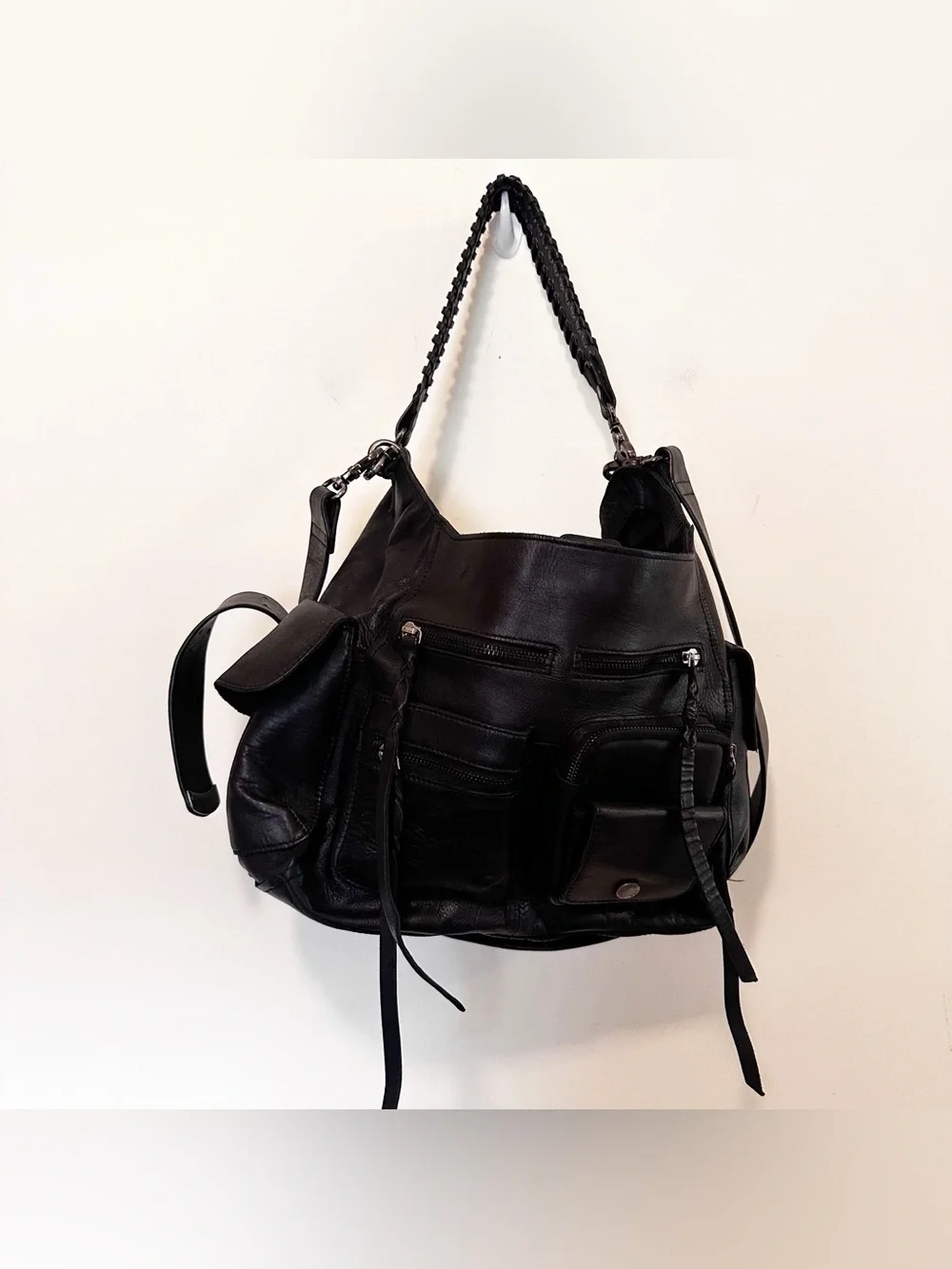 Free People We The Free Ledger Leather Bag - Picture 10 of 15